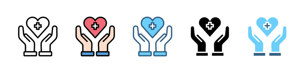 ESTATE PLANNING icons with various styles and colors