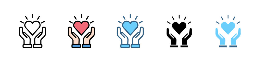 ESTATE PLANNING icons with various styles and colors