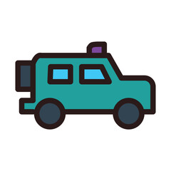 Fototapeta premium offroad car icon
