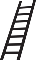 Ladder Silhouette Black vector in image