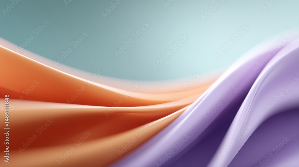 Poster elegant abstract background with soft curves