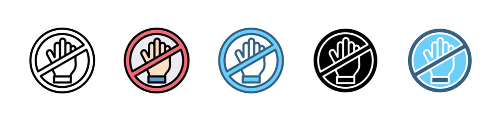 INCLUSION REVOLUTION  icons with various styles and colors