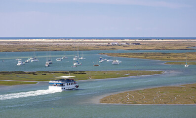 Blick über die Ria Formosa bei Faro