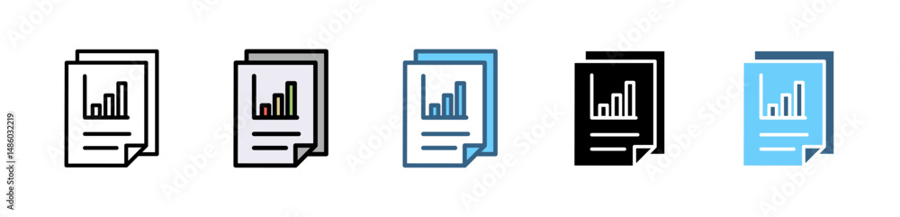 Poster knowledge transfer icons with various styles and colors