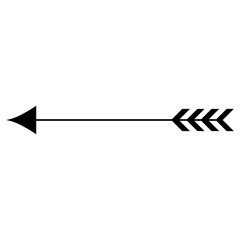 Curve triangle dirt arrow