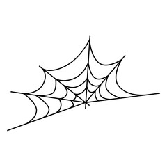 Cobweb thin line icon
