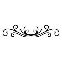 Decoration lace florish design