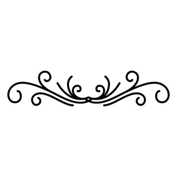 Decoration lace florish design