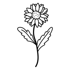 Mini Sunflower stroke