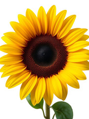 Obraz premium Vibrant Sunflower Head in Summer Light – Digital Artwork