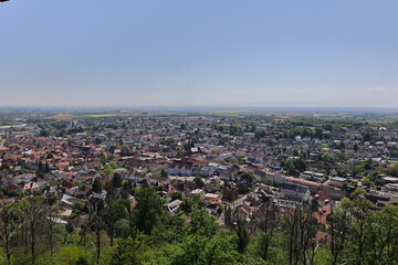 Blick auf den Ort Bad Bergzabern in Rheinland-Pfalz