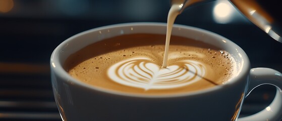 Latte art pouring (1)