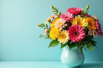 Vibrant bouquet of congratulatory flowers, perfect for celebrations , magnificent, beauty, lilies