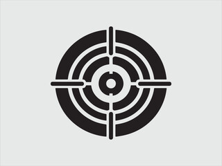 Target icon. Target Line Icon Design, Target and Goal abstract Vector icon single file