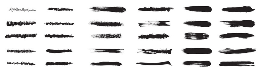Set of Textured Brushes