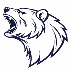 vector illustration of a wolf