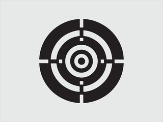 target aim icon, focus icon vector design symbol. target, challenge, objective icon vector.