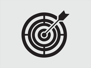target aim icon, focus icon vector design symbol. target, challenge, objective icon vector.