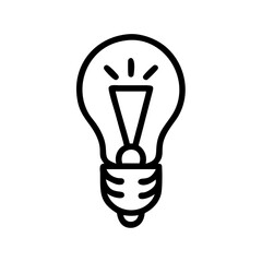 Icon of a Light Bulb