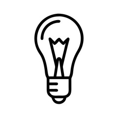 Icon of a Light Bulb