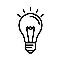 Icon of a Light Bulb