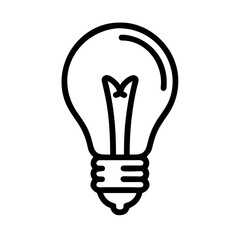 Icon of a Light Bulb