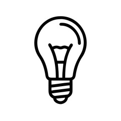 Obraz premium Icon of a Light Bulb