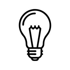 Icon of a Light Bulb