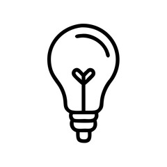 Icon of a Light Bulb