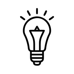 Icon of a Light Bulb