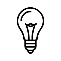 Obraz premium Icon of a Light Bulb
