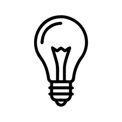 Obraz premium Icon of a Light Bulb