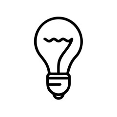 Icon of a Light Bulb