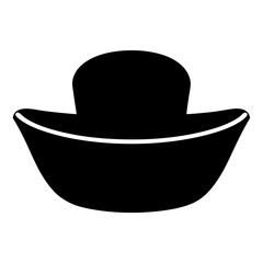 Silhouette of a traditional Chinese gold ingot or sycee treasure