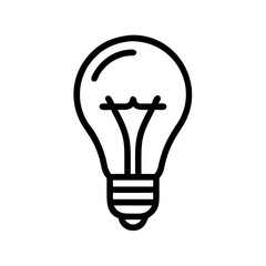 Icon of a Light Bulb