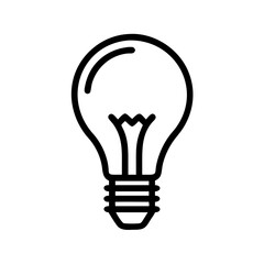 Icon of a Light Bulb