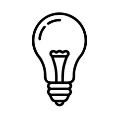 Obraz premium Icon of a Light Bulb
