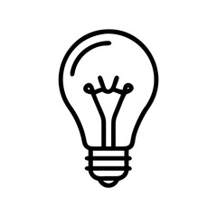 Obraz premium Icon of a Light Bulb
