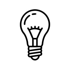 Obraz premium Icon of a Light Bulb