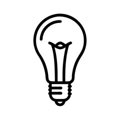 Icon of a Light Bulb