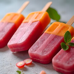 The Popsicles and passion fruit
