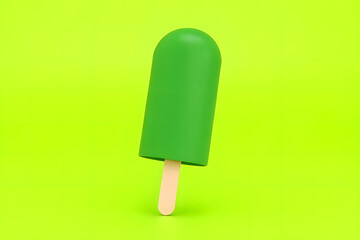 The  Popsicles on green Cantaloupe