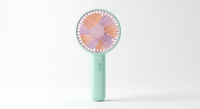 Portable Handheld Fan Compact, Colorful, and Convenient Personal Cooling