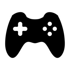 Classic video game controller icon representing digital entertainment and technology innovation