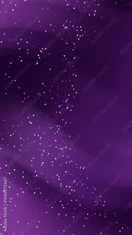 Poster elegant plum texture with sparkling particles slow motion background