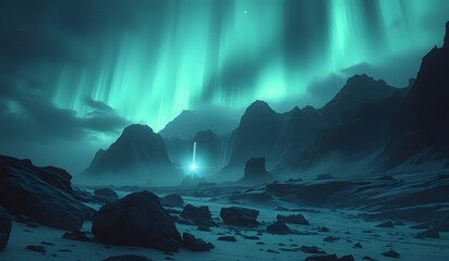 Binary Aurora Borealis 