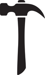 hammer on white background