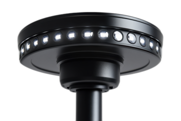 Black light with lights isolated on transparent background.