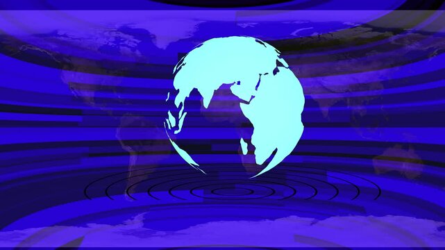 international news background animation. Digital world news background animation. 4k video 