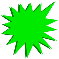 Set of Black Cartoon Explosion shape. starburst, comic cartoon shape design element vector illustration